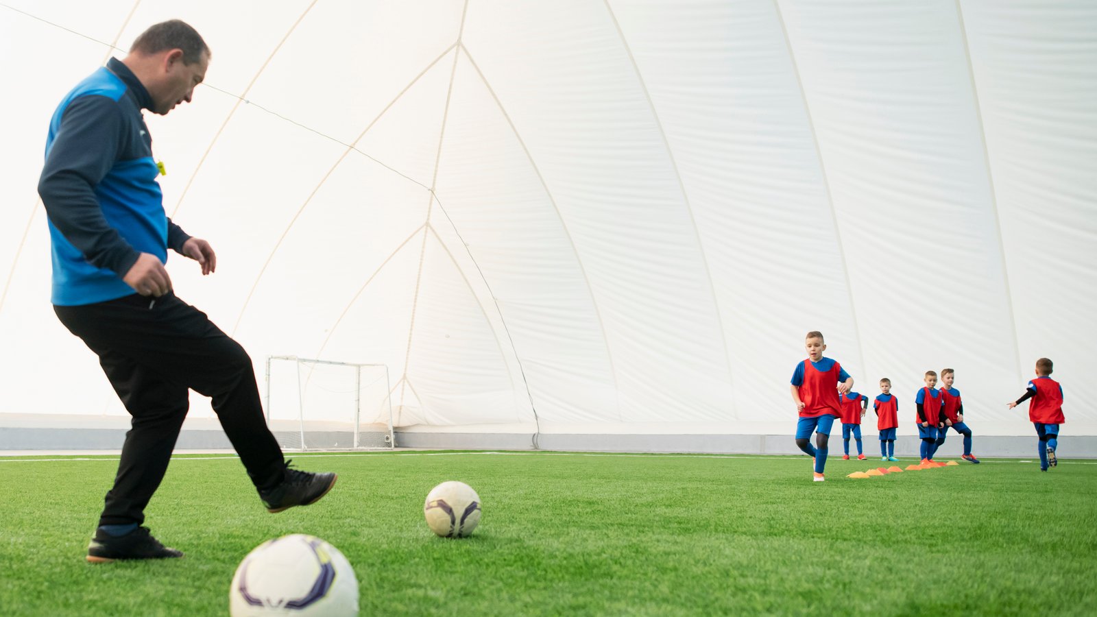 Junior football development training